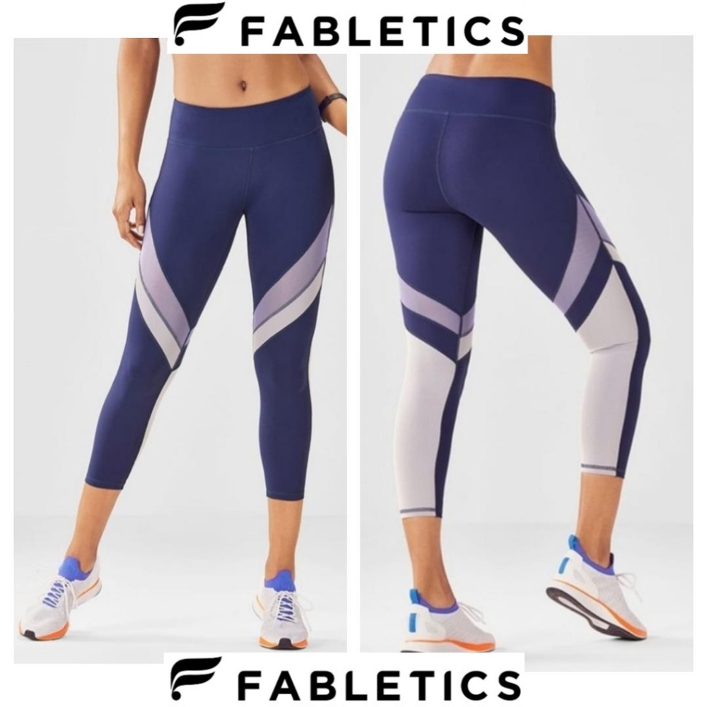 Fabletics Powerhold Colorblock Capri Leggings